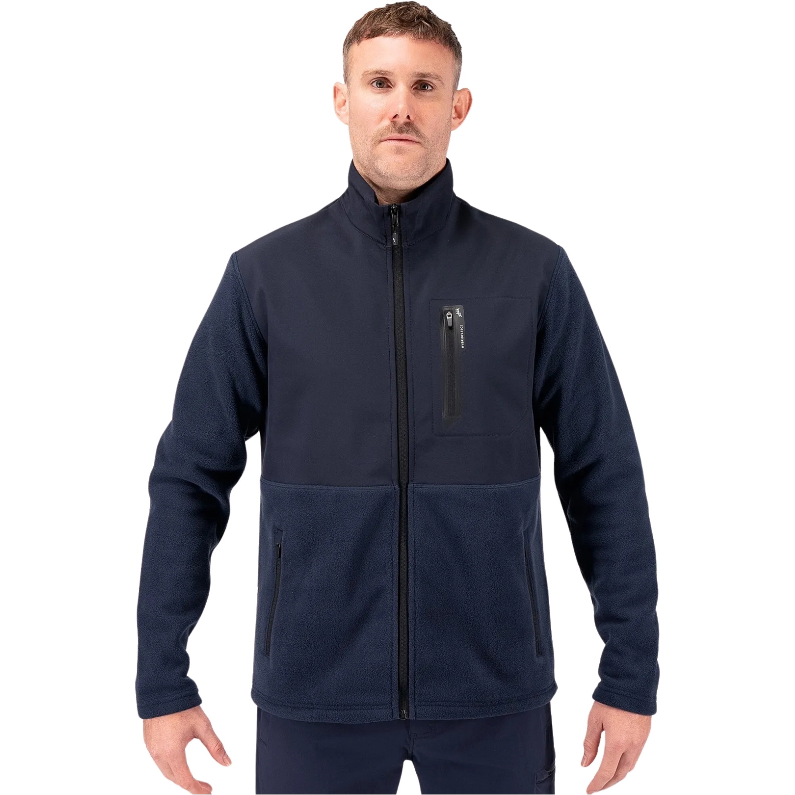 2026 Zhik Heren Hybrid Fleece JKT-0035 - Jasje Midnight Blue